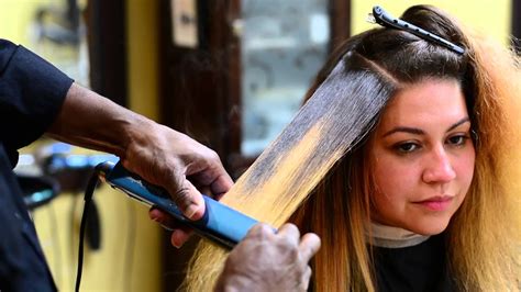 Protect Your Haircut with Magic Tape for Flat Irons